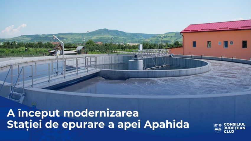 Stația de epurare a apei din Apahida, modernizată cu 21 de milioane de lei