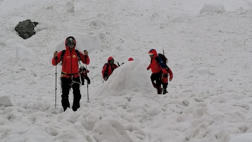 O nouă intervenție a salvamontiștilor de la Bâlea Lac