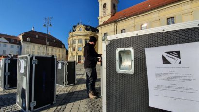 Protest de Ziua Culturii Naționale, la Sibiu