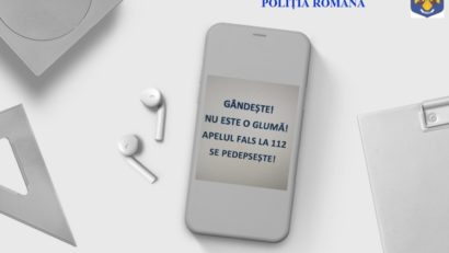 Campanie a Poliției – Apelul fals la 112 se pedepsește! Sună responsabil!