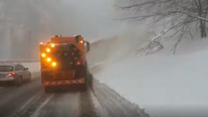 Maramureș – Vizibilitatea în trafic este redusă din cauza ceții