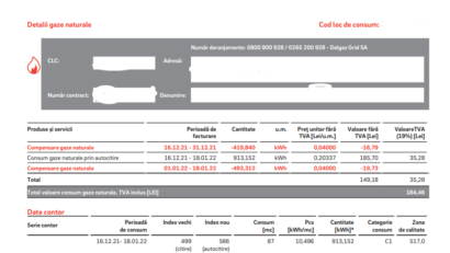 Clienții Enel vor primi facturile cu întârziere