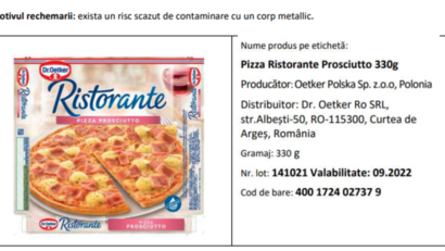 Oradea: Carne de pui cu Salmonella și pizza cu resturi metalice