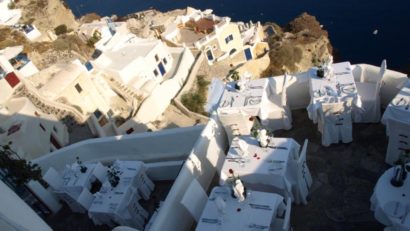 Alertă pe insula Santorini din Grecia