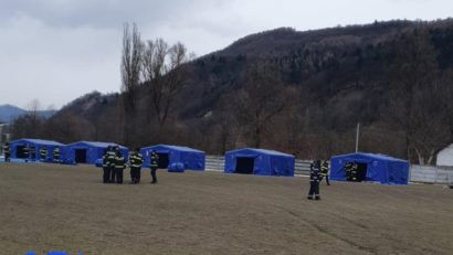 Tabără mobilă pentru 176 de refugiați din Ucraina