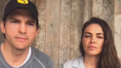 Mila Kunis și Ashton Kutcher susțin Ucraina