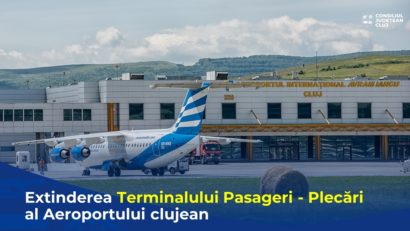 Se extinde Terminalul Pasageri-Plecări al Aeroportului Internațional din Cluj-Napoca