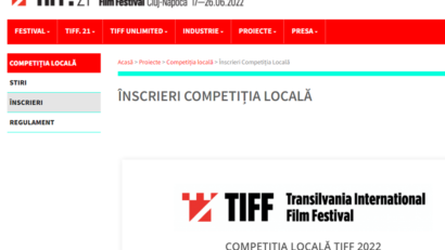 TIFF caută talente locale în cinematografie