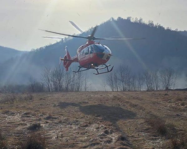 O femeie a fost victima unui incendiu de vegetație