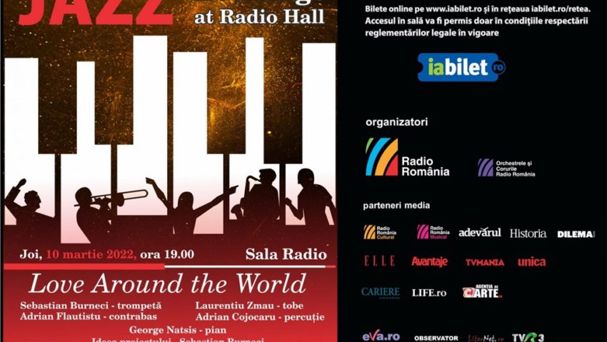 „Love Around the World” – Seară de JAZZ la Sala Radio