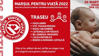 Marș pentru viață și pentru pace la Oradea [AUDIO]