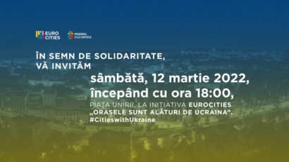 Moment de solidaritate cu Ucraina