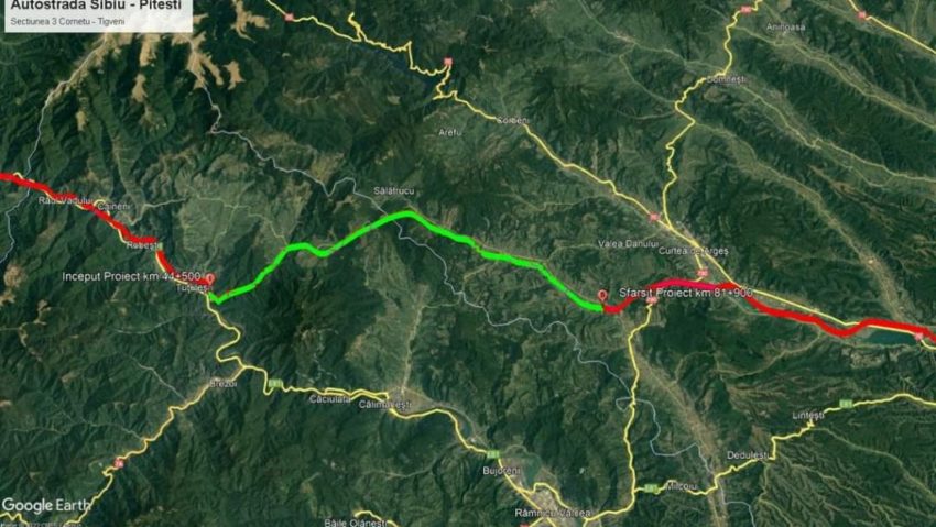 La sfârșitul anului vom circula pe secțiunea Sibiu – Boița a autostrăzii care traversează Carpații