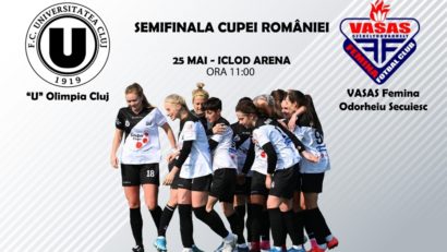 Universitatea Olimpia Cluj s-a calificat în finala Cupei României la fotbal feminin