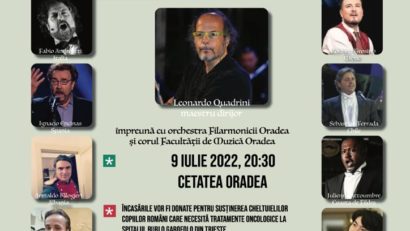 Concert pentru copiii bolnavi de cancer