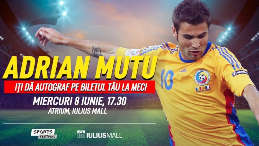 Adrian Mutu se întâlnește cu fanii la Cluj