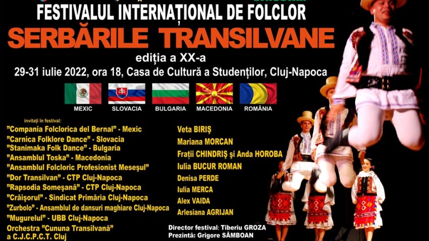 Festivalul “Serbările Transilvane”, la Casa de Cultură a Studenților