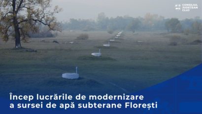 Lucrări de modernizare a sursei de apă subterană Florești