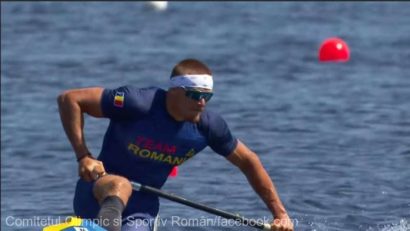 Cătălin Chirilă evoluează în finala probei de canoe simplu 500m