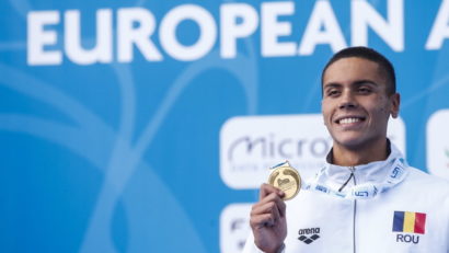 David Popovici, noul campion european cu un nou record mondial de juniori