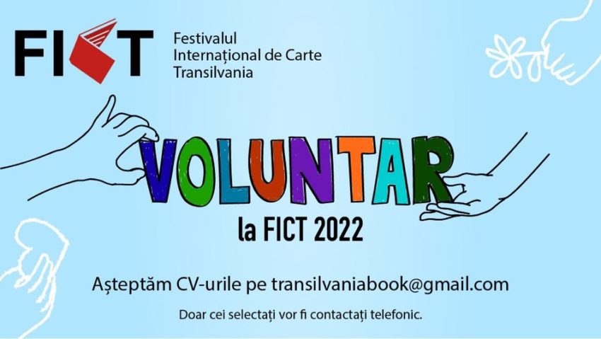 Festivalul Internațional de Carte Transilvania caută voluntari pasionați de lectură!