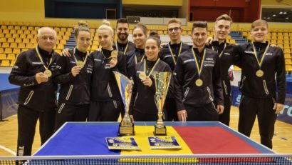 Început perfect pentru delegația României la Campionatele Balcanice de tenis de masă