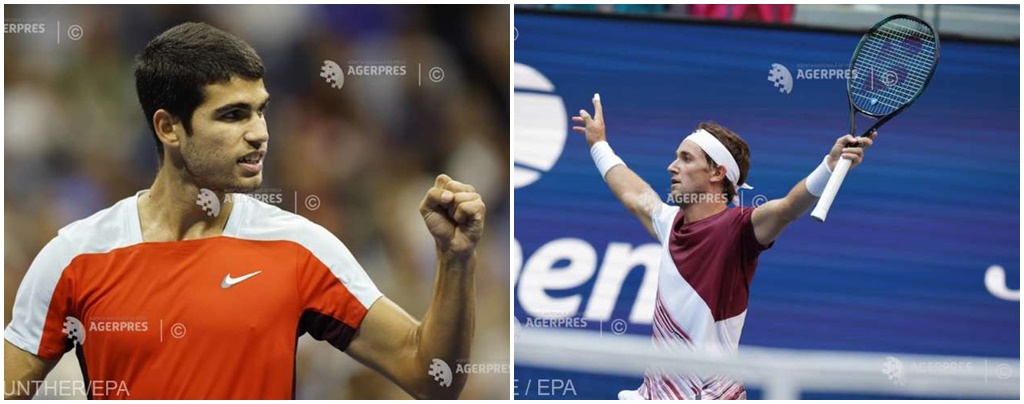 Carlos Alcaraz și Casper Ruud, în finala de la US Open