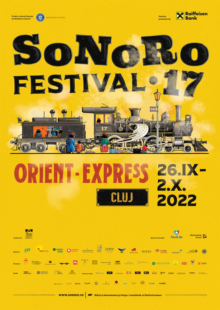 Trenul Festivalului SoNoRo ”Orient Express” ajunge în Cluj