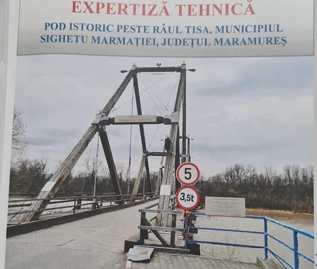 SIGHET – Podul istoric de peste Tisa necesită reparații urgente