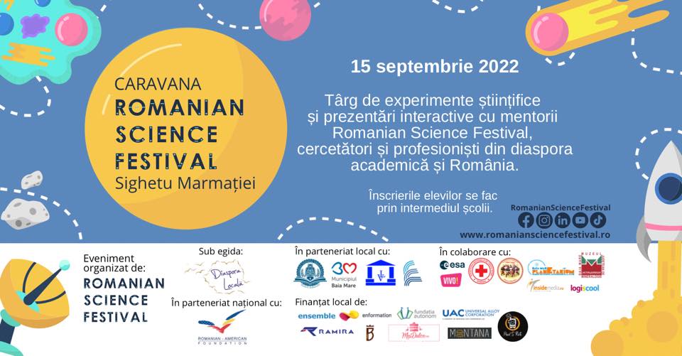 Caravana Romanian Science Festival, pentru prima dată la Sighet