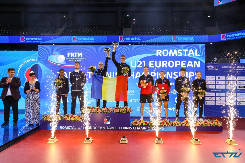 Medalii la Campionatele Europene de tenis de masă U21