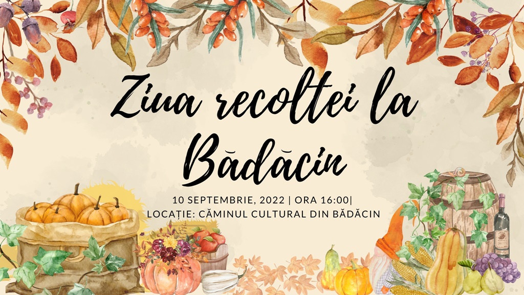 Ziua recoltei, festin culinar şi program artistic pentru doi copii bolnavi