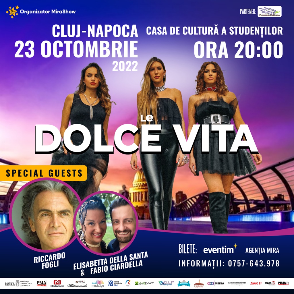 Concert Le Dolce Vita pentru prima dată în România