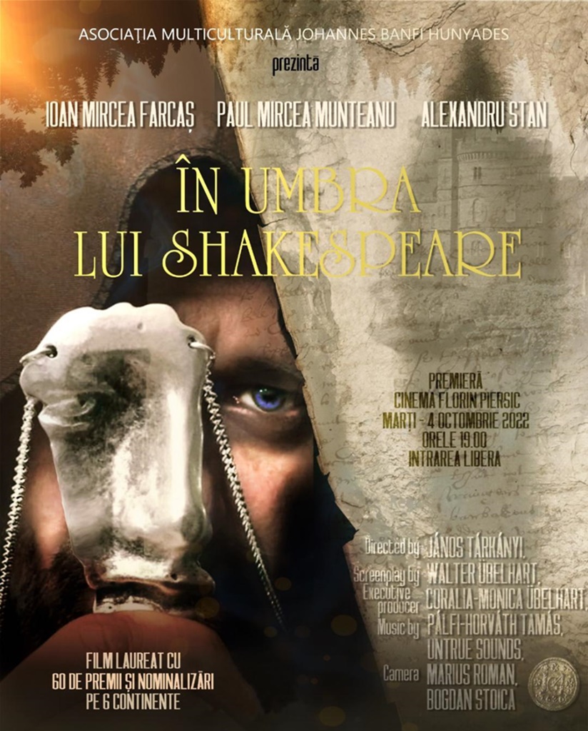 ,,În umbra lui Shakespeare” la Cinema Florin Piersic