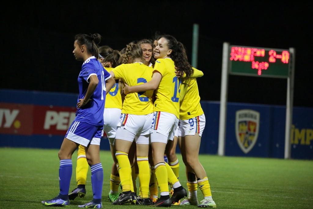 Naționala României, în eșalonul de elită al CE de fotbal feminin U17