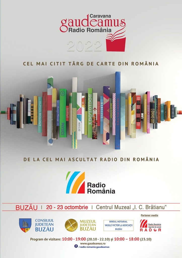 Ediție în premieră a Târgului de Carte Gaudeamus Radio România: Buzău, 20- 23 octombrie