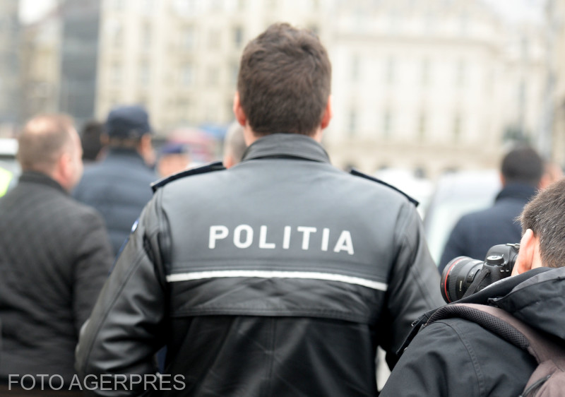 Protest al polițiștilor la Cluj-Napoca