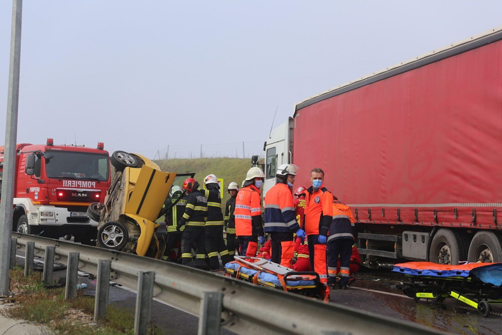 Grav accident de circulație pe A3: o femeie a decedat!