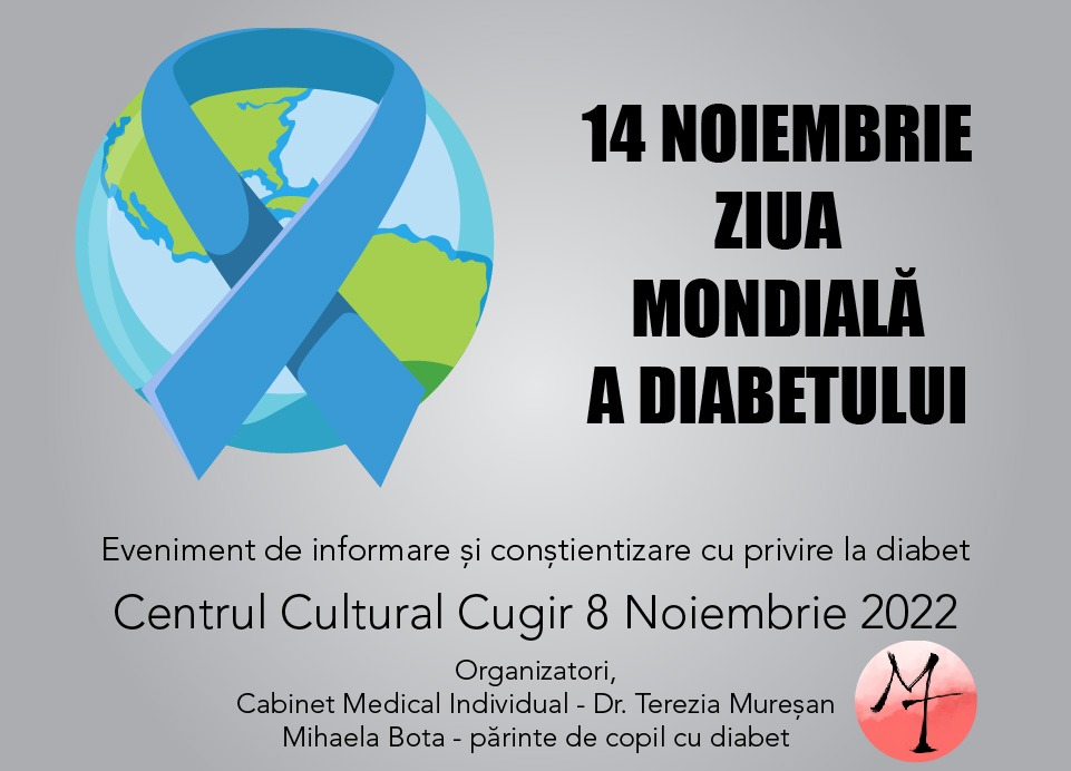 Ziua mondială a diabetului marcată la Cugir. Depistarea precoce a diabetului şi prevenția complicațiilor