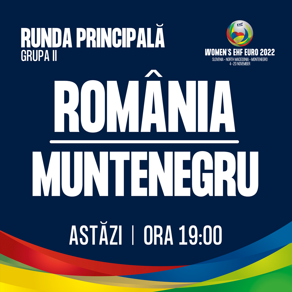 România – Muntenegru, la handbal feminin