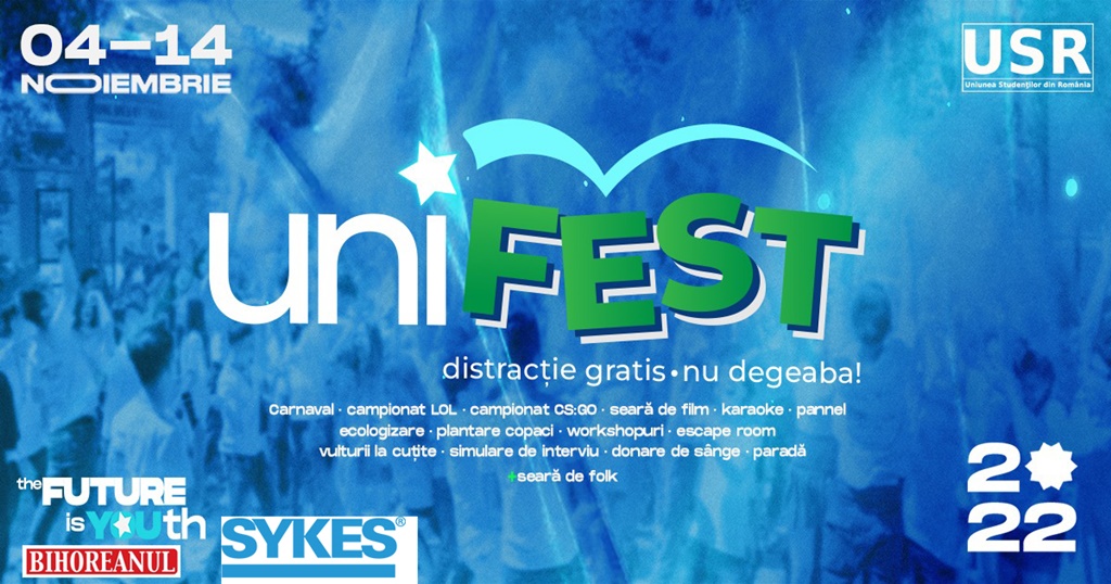 UniFest: „Distracție gratis, nu degeaba”