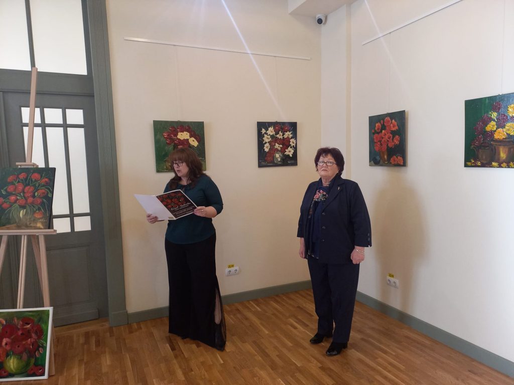 Vernisaj de expoziție de pictură la Sighet, al artistului Lidia Buleandra/AUDIO