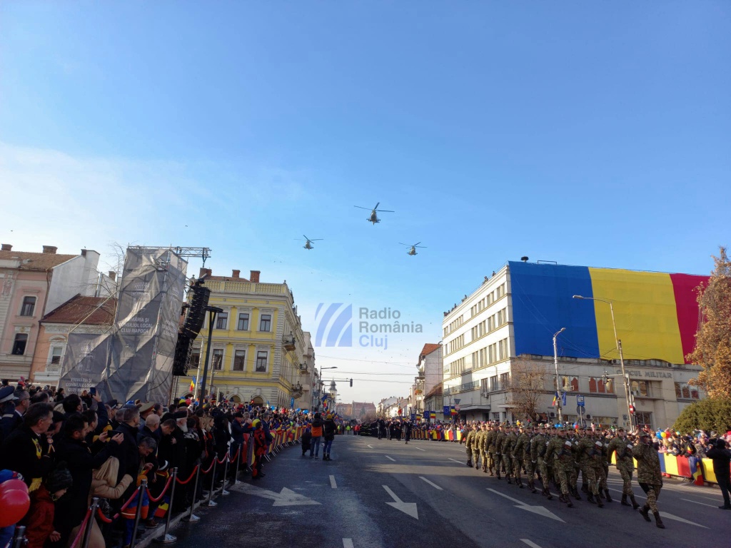 10.000 de clujeni au sărbătorit în aer liber, Ziua Națională a României [AUDIO/FOTO]