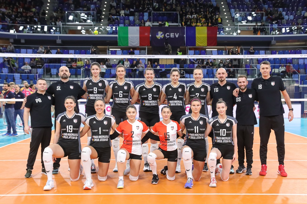 CSM Volei Alba Blaj, învinsă de Vero Volley Milano