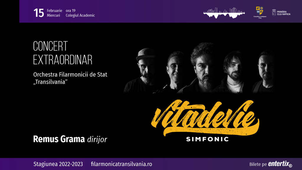 Filarmonica de Stat „Transilvania” susține un concert alături de Vița de Vie