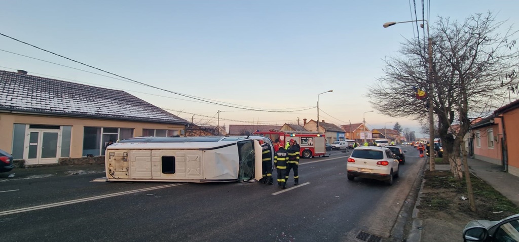 Accident cu 19 victime în Oradea