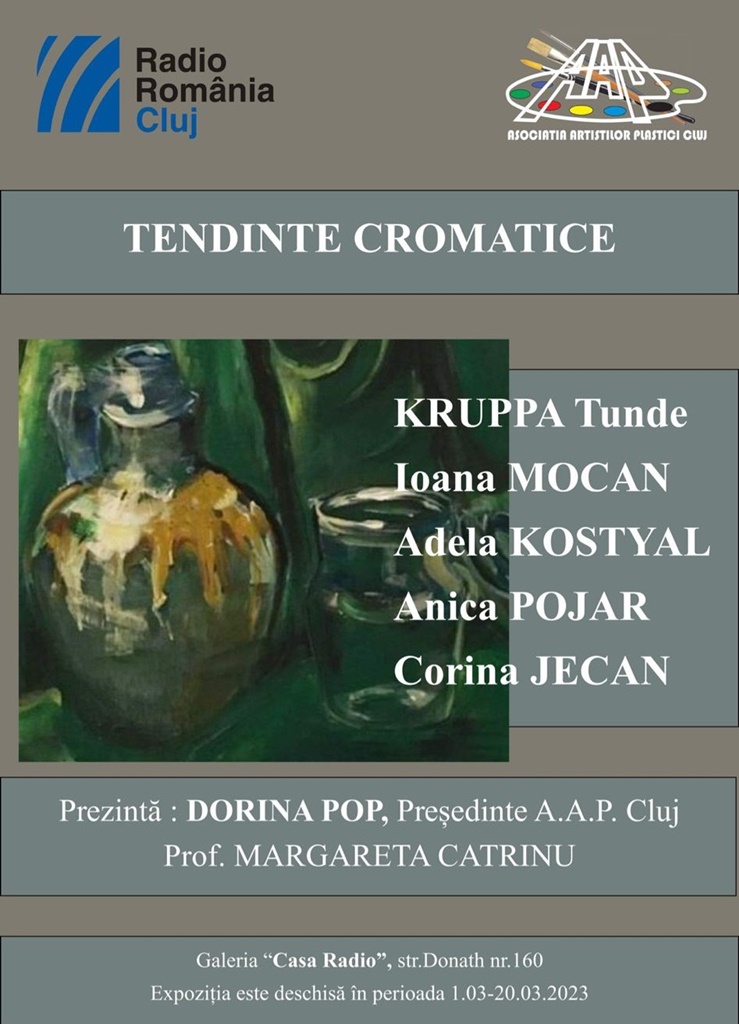 Expoziția ”Tendințe cromatice” la Galeriile Radio Cluj