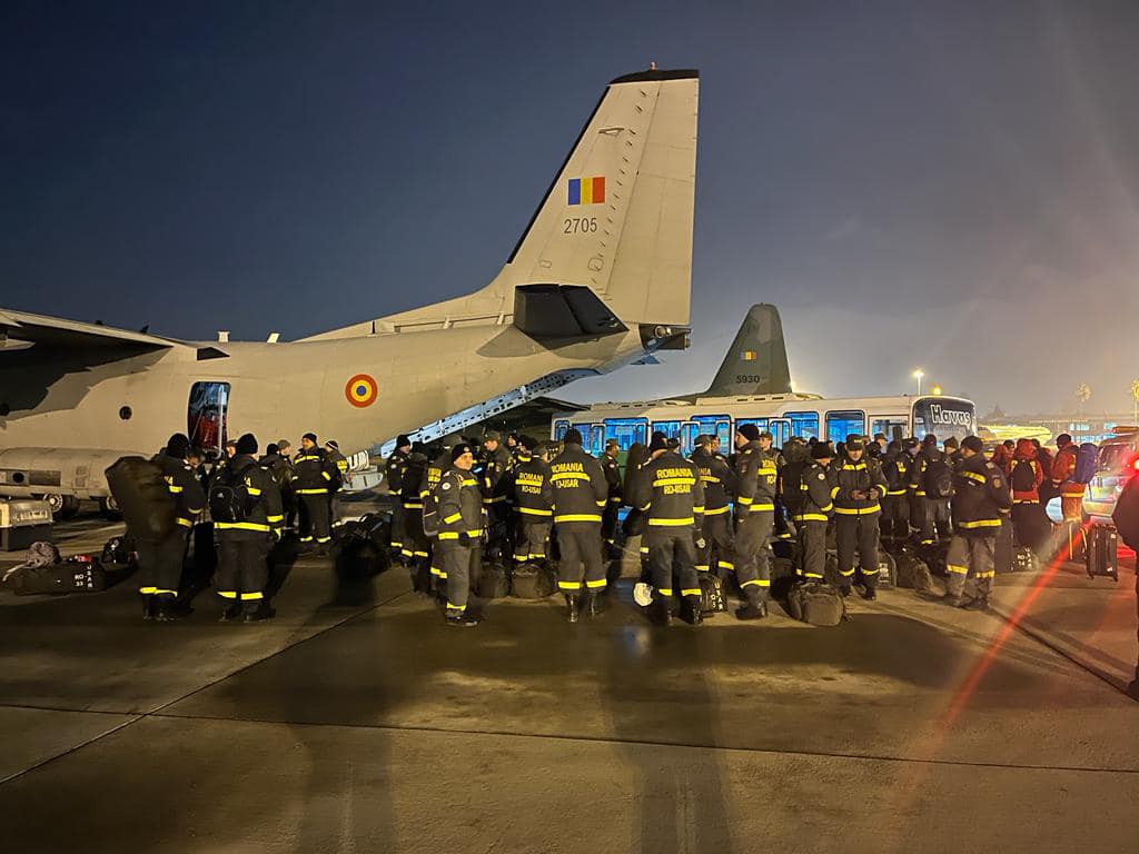 [VIDEO] România a trimis trei avioane cu salvatori în Turcia (UPDATE)