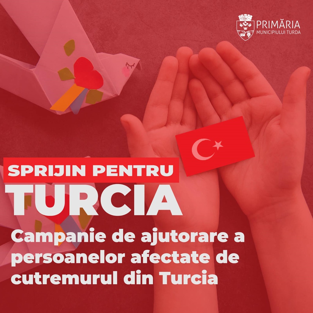 Ajutoare pentru Turcia colectate la Turda