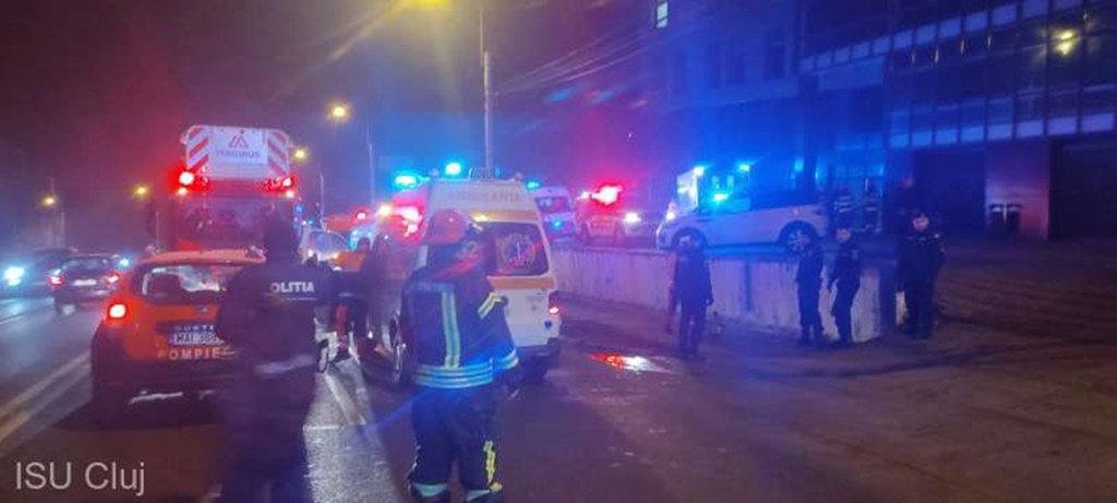 Incendiu la un spital privat din Cluj-Napoca [UPDATE]